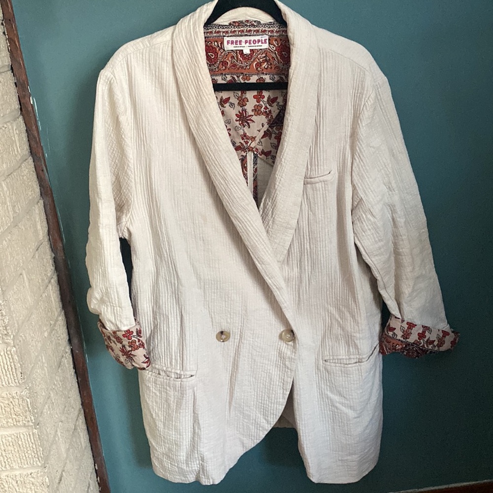 Free People - Cotton Blazer - L